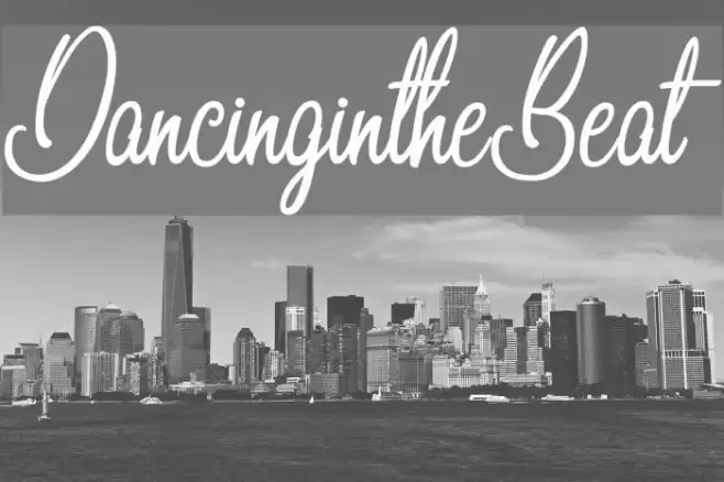 DancingintheBeat Font examples