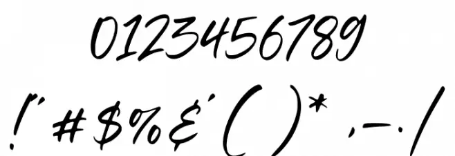 Dancinglove Font OTHER CHARS