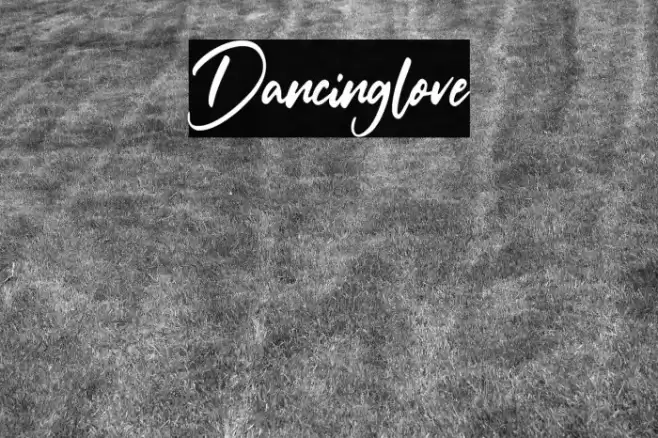 Dancinglove Font examples