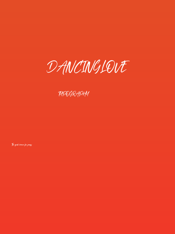 Dancinglove Poster