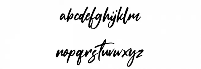 Dancinglove Font LOWERCASE