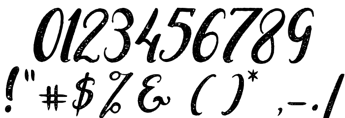 DandeleonVintageDemo Font OTHER CHARS