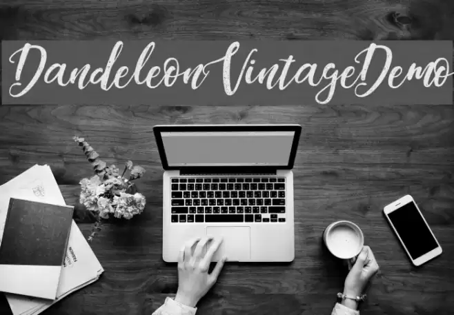 DandeleonVintageDemo Fuentes examples