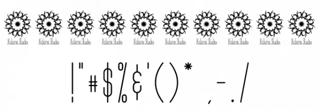 Dandeline Demo Font OTHER CHARS