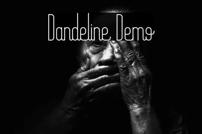 Dandeline Demo Font examples