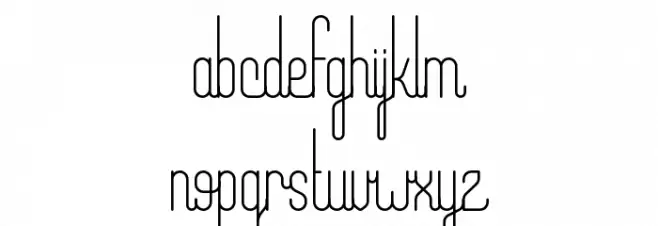Dandeline Demo 字体 小写