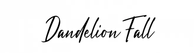 Dandelion Fall  Frei Schriftart Herunterladen