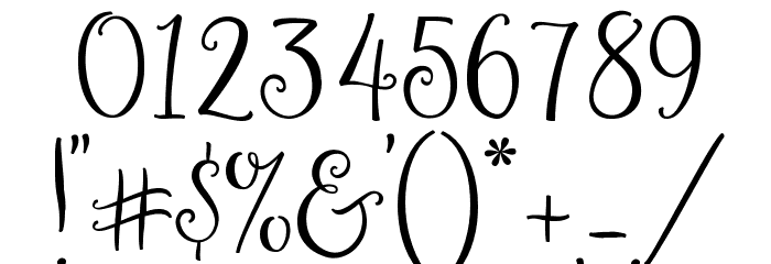 Dandelion Soup Demo Font OTHER CHARS