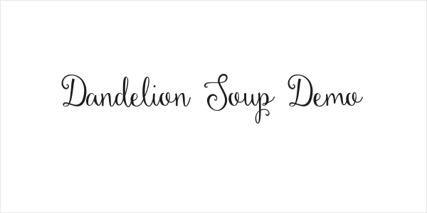 Dandelion Soup Demo Logo