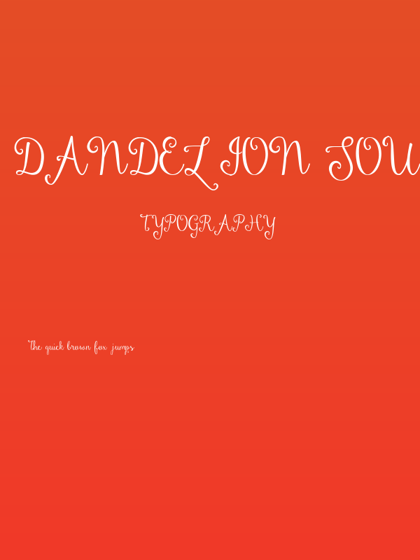 Dandelion Soup Demo Poster