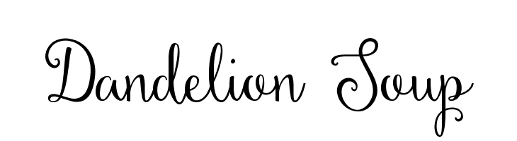 Dandelion Soup Font