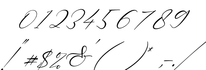Dandelion Sweety Italic Font OTHER CHARS