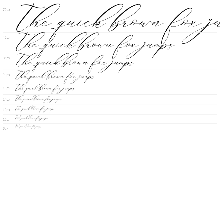 Dandelion Sweety Italic Waterfall