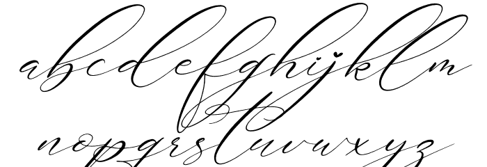 Dandelion Sweety Italic Font LOWERCASE