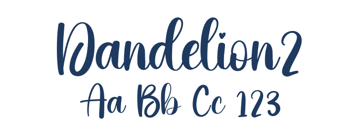 Dandelion2 Font Preview