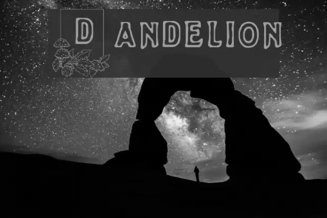 Dandelion Font examples