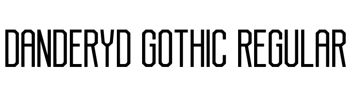 Danderyd Gothic Regular  les polices de caractères gratuit tlcharger