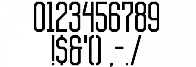 Danderyd Gothic Regular Font OTHER CHARS