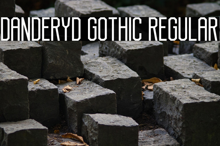 Danderyd Gothic Regular Example 2
