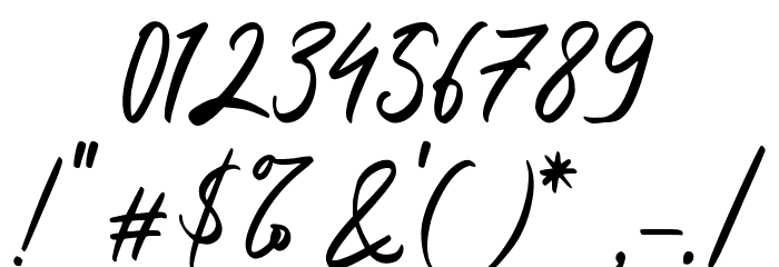 Dandiyella Font OTHER CHARS