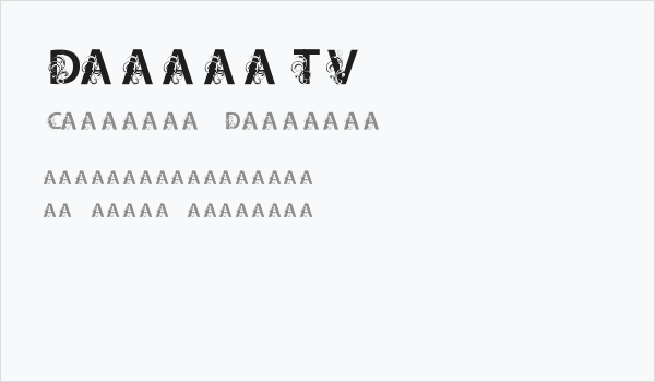 Dandy-TV Business Card