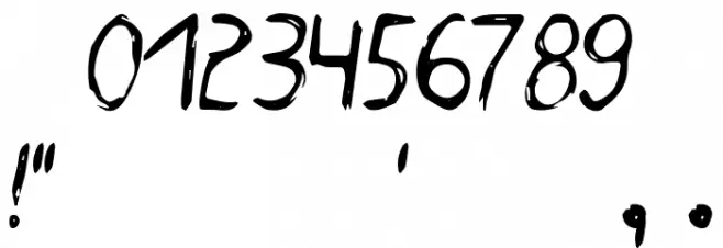 Daneehand Demo Font OTHER CHARS