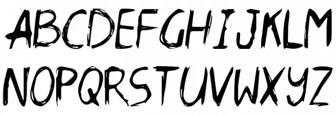 Daneehand Demo Font UPPERCASE