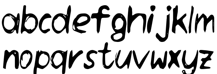 Daneehand Demo Font LOWERCASE