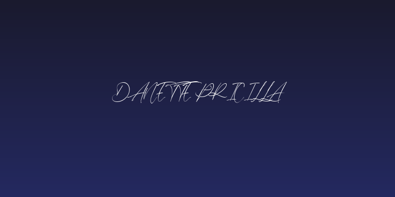 Danette Pricilla Social Header