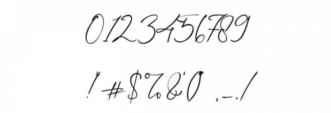 DanettePricilla Font OTHER CHARS