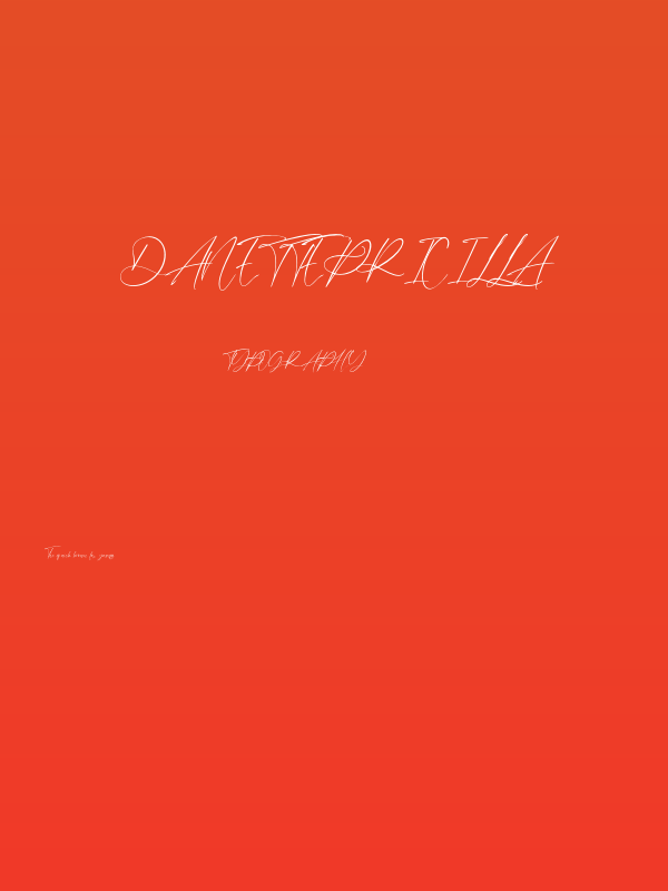 DanettePricilla Poster