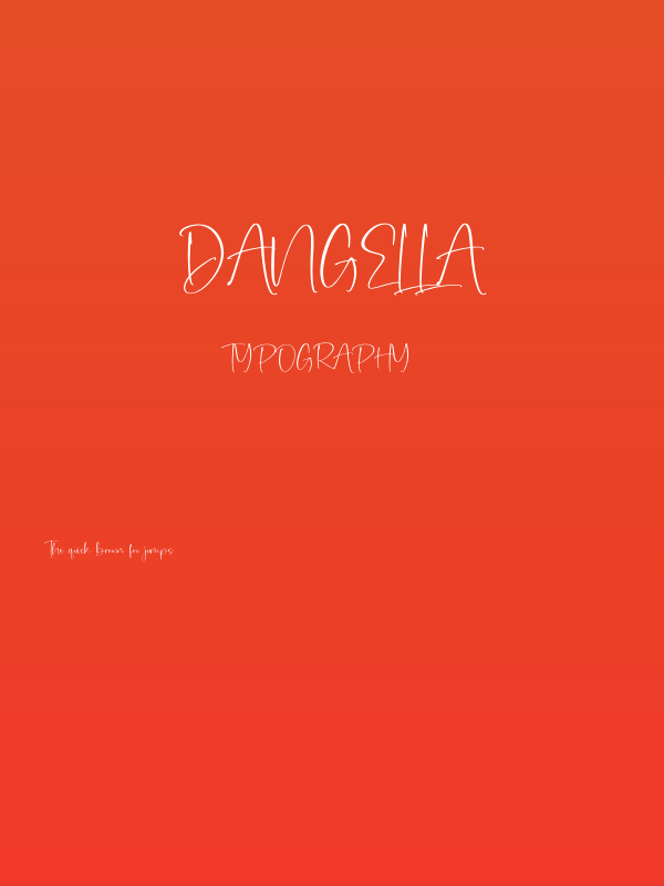 Dangella Poster