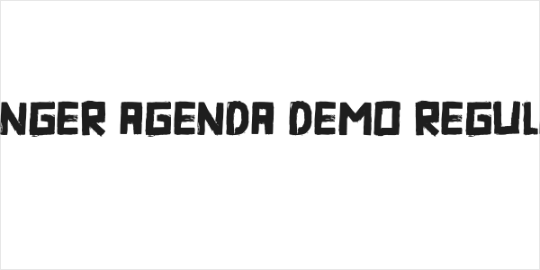 Danger Agenda DEMO Regular Logo