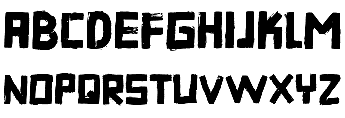 Danger Agenda DEMO Regular Font LOWERCASE