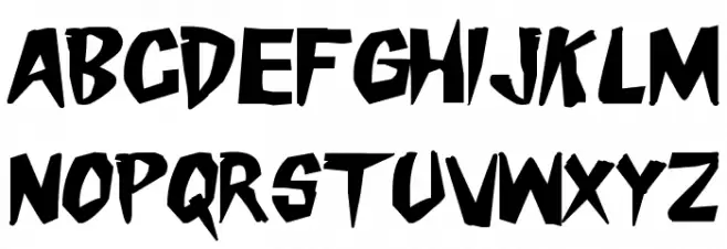Danger Diabolik Font Litere mari