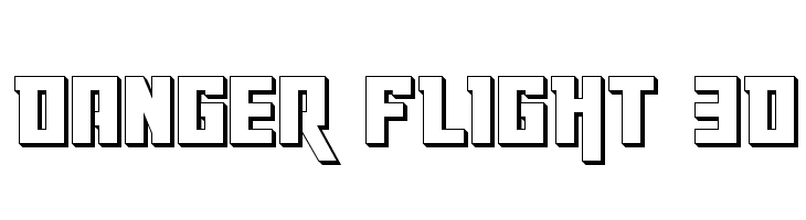 Danger Flight 3D  免费字体下载