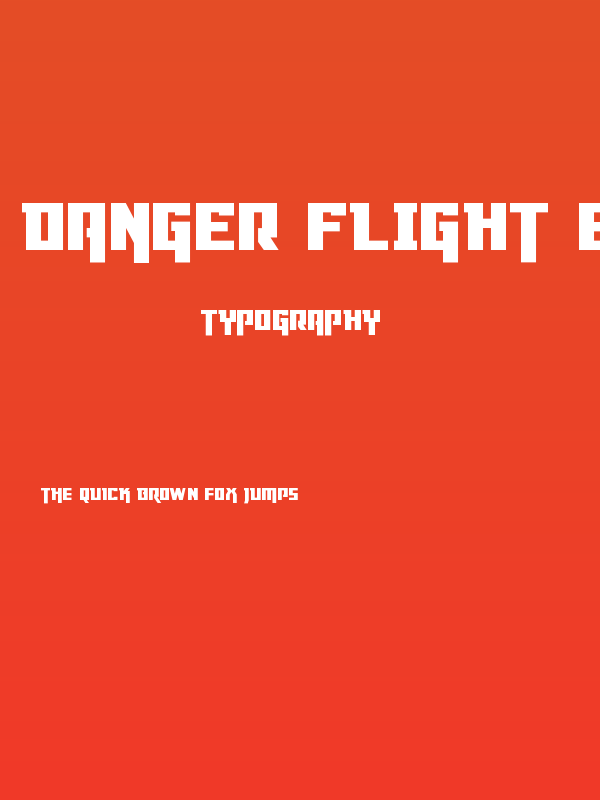 Danger Flight Expanded Poster