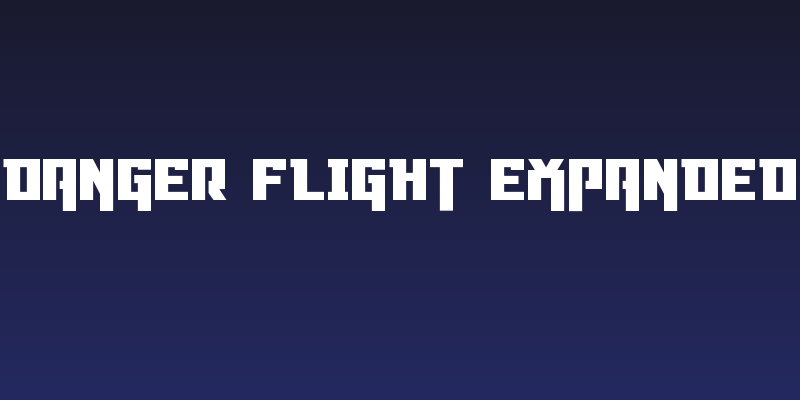Danger Flight Expanded Social Header
