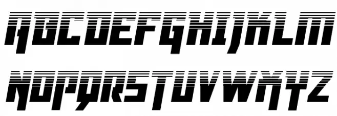 Danger Flight Halftone Italic Polices MAJUSCULES