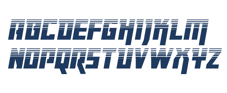 Danger Flight Halftone Italic Lowercase