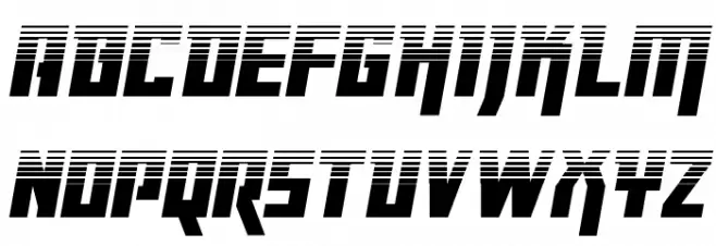 Danger Flight Halftone Italic Polices MINUSCULES