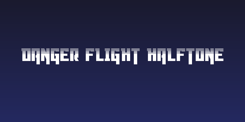 Danger Flight Halftone Social Header