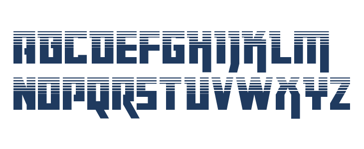 Danger Flight Halftone Lowercase