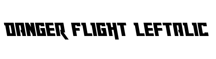 Danger Flight Leftalic  Free Fonts Download