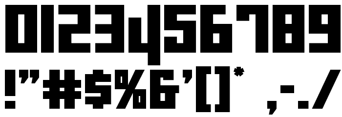 Danger Flight Regular Font OTHER CHARS