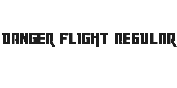 Danger Flight Regular Logo