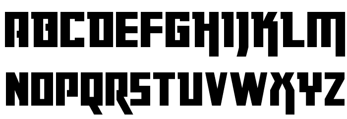 Danger Flight Regular Font LOWERCASE