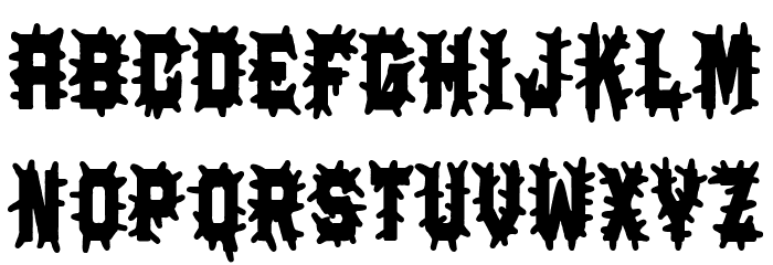Danger Spring Font UPPERCASE