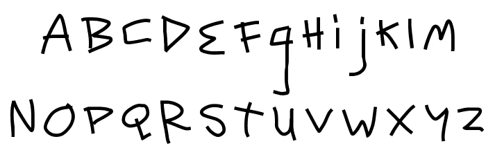 Danger Zone Font LOWERCASE