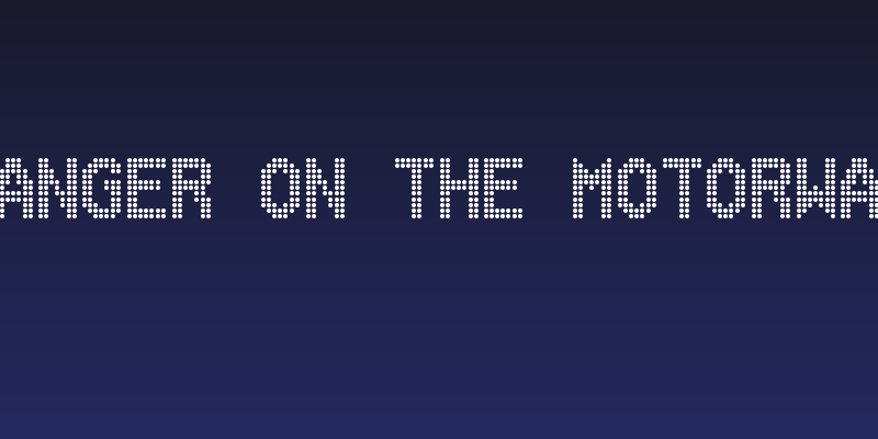 Danger on the Motorway Social Header